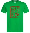 Чоловіча футболка That makes me 50 Зелений фото