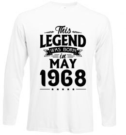 Лонгслив This Legend was born in May 1968