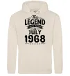 Мужская толстовка (худи) This Legend was born in July 1968 Таш фото
