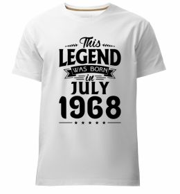 Мужская премиум футболка This Legend was born in July 1968