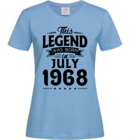 Жіноча футболка This Legend was born in July 1968 Жіноча футболка This Legend was born in July 1968