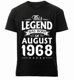 Чоловіча преміум футболка This Legend was born in August 1968