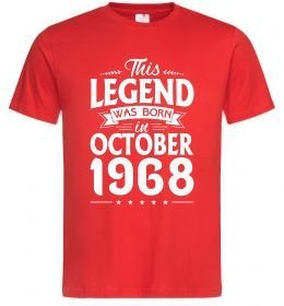 Мужская футболка This Legend was born in October 1968