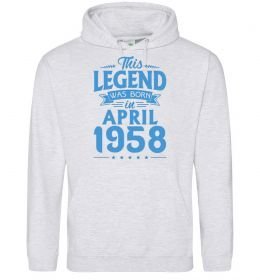 Жіноча толстовка (худі) This Legend was born in April 1958