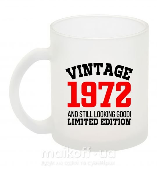 Чашка скляна Vintage 1972 Фроузен фото