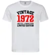 Мужская футболка Vintage 1972 Белый фото