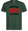 Мужская футболка Vintage 1972 Темно-зеленый фото