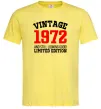 Мужская футболка Vintage 1972 Лимонный фото