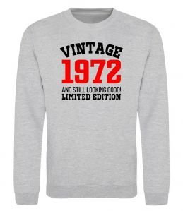Свитшот Vintage 1972