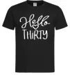 Мужская футболка Hello thirty Черный фото