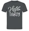 Мужская футболка Hello thirty Графит фото