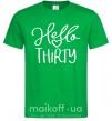 Мужская футболка Hello thirty Зеленый фото
