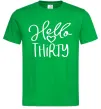 Мужская футболка Hello thirty Зеленый фото