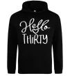 Женская толстовка (худи) Hello thirty Черный фото