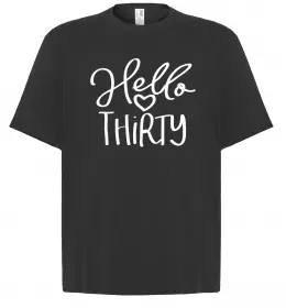 Футболка Оверсайз Hello 30 Белый фото