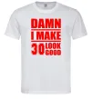 Чоловіча футболка Damn i make 30 look good Білий фото