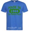 Чоловіча футболка Made in 1968 All Original Parts Яскраво-синій фото