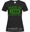 Жіноча футболка Made in 1968 All Original Parts Чорний фото