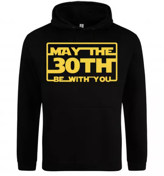 Жіноча толстовка (худі) May the 30th be with you Чорний фото