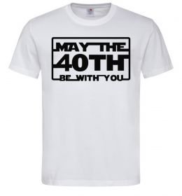 Мужская футболка May the 40th be with you
