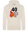 Чоловіча толстовка (худі) 40 and still hot like fire Таш фото