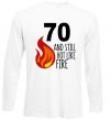 Реглан 70 and still hot like fire Белый фото