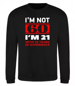 Свитшот 60 років щоб виглядати так привабливо Серый меланж фото