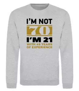 Свитшот Я не старий, я класика 70 Черный фото