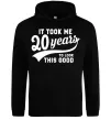Мужская толстовка (худи) It took 20 years to look this good Черный фото