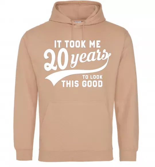 Женская толстовка (худи) It took 20 years to look this good Песочный фото