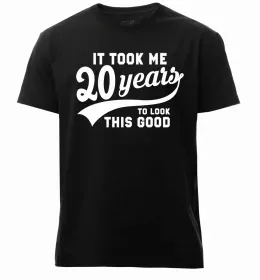 Мужская премиум футболка №20 original since Черный фото