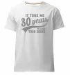 Чоловіча преміум футболка It took me 30 years to look this good Білий фото