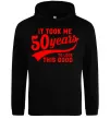 Чоловіча толстовка (худі) It took me 50 years to look this good Чорний фото