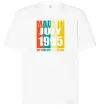 Футболка Оверсайз Made in July 1995 30 years of being awesome Белый фото
