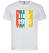 Мужская футболка Made in July 1995 30 years of being awesome Белый фото