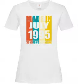 Женская футболка Premium vintage 1988 Белый фото