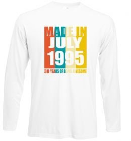 Лонгслив Made in July 1995 30 years of being awesome Лонгслив Made in July 1995 30 years of being awesome