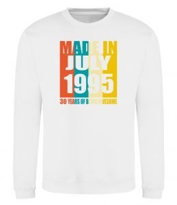 Світшот Made in July 1995 30 years of being awesome