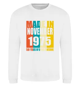 Свитшот December 1975 awesome Серый меланж фото
