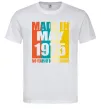 Мужская футболка Made in May 1975 50 years of being awesome Белый фото