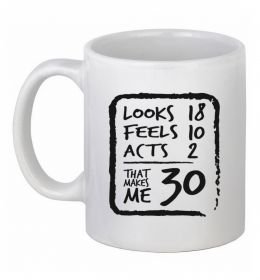 Чашка керамическая That makes me 30 Чашка керамическая That makes me 30