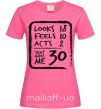 Жіноча футболка That makes me 30 Яскраво-рожевий фото