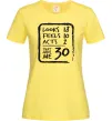 Жіноча футболка That makes me 30 Лимонний фото