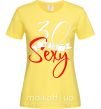Жіноча футболка 30 and still sexy Лимонний фото