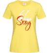 Женская футболка 40 and still sexy Лимонный фото