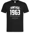 Мужская футболка Vintage 1963 and still looking good Черный фото