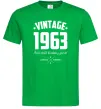 Мужская футболка Vintage 1963 and still looking good Зеленый фото