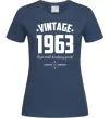 Женская футболка Vintage 1963 and still looking good Темно-синий фото