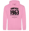 Женская толстовка (худи) Vintage 1963 and still looking good Розовый фото