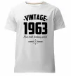 Чоловіча преміум футболка Vintage 1963 and still looking good Білий фото